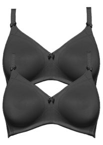 B&uuml;gelloser BH SuSa "2er Pack BH ohne B&uuml;gel Topsy", Damen, Gr. 85, Cup D, schwarz (schwarz schwarz), Obermaterial: 82% Polyamid PA. 18% Elasthan EL., BHs B&uuml;gelloser BH
