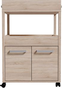 Barschrank FORTE "Homebar", braun (sonoma eiche), B:60cm H:88,5cm T:40cm, Schr&auml;nke, Barschrank, H&ouml;he ca. 88,5 cm
