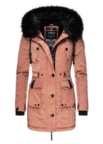 Wintermantel Navahoo "Wintermantel Luluna Prc", Damen, Gr. XL, rot (terracotta), Obermaterial: 100% Polyester PES. Obermaterial: Futter: 100% Polyester PES. 100% Polyester PES., M&auml;ntel Wintermantel