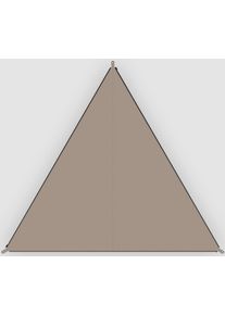 Sonnensegel BENT "Verbindbares Sonnensegel TC-Zip-Canvas Single", gelb (oker, rv schwarz), Sonnensegel, B/T: 250cm, Polyester, Sonnensegel, B:250cm