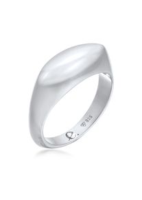 Silberring Elli Premium "Ring Siegelring Marquise Design 925 Silber rhodiniert" Gr. 62, silber, Fingerringe, Damen, 62, Silber 925 (Sterlingsilber), Silberring