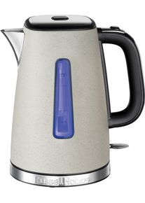 Russell Hobbs Wasserkocher "Luna Stone 26960-70", bunt (edelstahlfarben, beige, schwarz), B:22,6cm H:23,6cm T:20,2cm, Wasserkocher, Wasserkocher