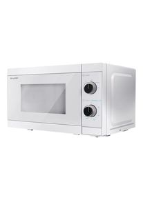 Sharp YC-MS01E-C - microwave oven - freestanding - crystal white