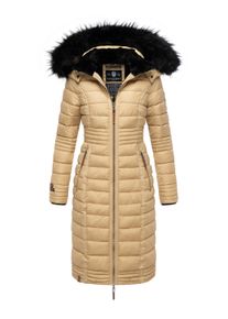 Wintermantel Navahoo "Wintermantel Umay", Damen, Gr. L, beige (sand), Obermaterial: 100% Polyester PES. Obermaterial: Futter: 100% Polyester PES. 100% Polyester PES., M&auml;ntel Wintermantel