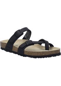 Sandale Josef Seibel "Hermine 13, schwarz", Damen, Gr. 37, schwarz, Obermaterial: 100% Rindsleder Leather cow., Schuhe Sandale