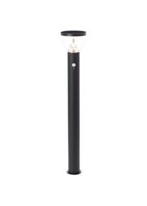 LED Au&szlig;en-Stehlampe Brilliant "Tulip", schwarz, H:92cm &Oslash;:16cm, Leuchten, LED Au&szlig;en-Stehlampe, LED Au&szlig;enstehleuchte, Solar, 92 cm, 430 lm, 3000 K, Edelstahl, schwarz