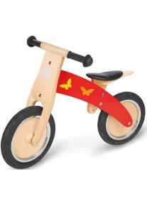Laufrad Pinolino "Jojo", beige (natur, rot), Laufr&auml;der, KinderB:38cm H:55cm T:80cm, Laufrad, B:38cm H:55cm T:80cm