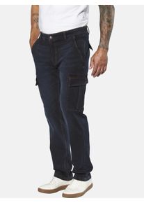 Cargojeans Jan Vanderstorm "Cargojeans GUNNHEIM", Herren, Gr. 37, N-Gr, blau (dunkelblau), Obermaterial: 98% Baumwolle CO. 2% Elasthan EL., Jeans Cargojeans