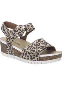 Sandale Josef Seibel "Quinn 16, beige-multi", Damen, Gr. 38, beige (beige, multi), Obermaterial: 100% Rindsleder Leather cow., Schuhe Sandale