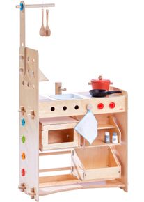 Kaufladen Haba "Spielset Creative Play 3 in 1", bunt, Kaufl&auml;den, KinderB:29cm H:19cm T:88cm, Holz, Papier, Sperrholz, Kaufladen, B:29cm H:19cm T:88cm