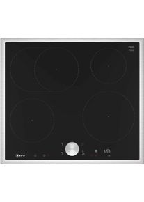 Neff Induktions-Kochfeld "T56STF1L0", grau (silberfarben), B:58,3cm H:5,5cm T:51,3cm, Kochfelder, mit intuitiver Twist Pad Bedienung, Induktions-Kochfeld