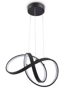 Paco Home Pendelleuchte "DEON", schwarz (schwarz, wei&szlig;), H: 21cm, Leuchten, Pendelleuchte