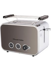 Russell Hobbs Toaster "Distinctions Titanium 26432-56", silber (edelstahl, titanium), B:18,6cm H:23,7cm T:31,7cm, Toaster, Toaster