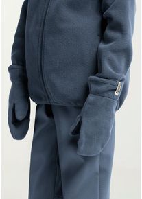 F&auml;ustlinge Jack Wolfskin "FLEECE MITTEN K", Jungen, Gr. 92, blau (midnightsky), Obermaterial: 100% Polyester, Handschuhe F&auml;ustlinge