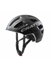 Fahrradhelm Cratoni "City Fahrradhelm C-Pure schwarz matt", schwarz, Helme, 100% Erzeugnis unbest Zusammensetzg EuZ., Fahrradhelm