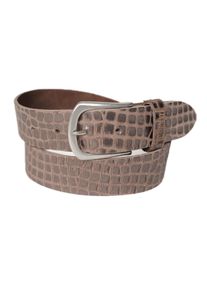 Lederg&uuml;rtel JCC "Lederg&uuml;rtel 31022136", Damen, Gr. 95, grau (taupe metallic), Obermaterial: 100% Rindsleder Leather cow., G&uuml;rtel Lederg&uuml;rtel