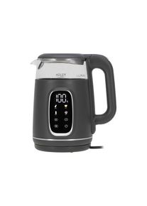 ADLER Wasserkocher AD 1305 - kettle - grey - Grau - 2200 W