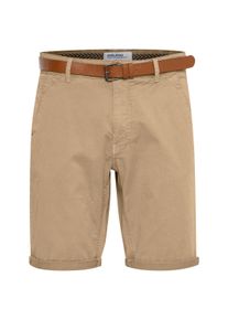 Chinoshorts Blend "Chinoshorts BHBrane", Herren, Gr. M, N-Gr, braun (lead gray), Obermaterial: 97% Baumwolle CO. 3% Elasthan EL., Hosen Chinoshorts