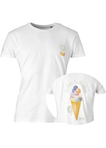 GMS-Moto Gelato, t-shirt mulher , cor: Branco/Verde , tamanho: XL