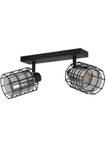 Eglo Deckenspot "CONSACA", schwarz, H: 20,5cm, 1 Stk., Leuchten, Deckenleuchte, industrial, Retro Deckenstrahler, Wohnzimmerlampe, Deckenspot