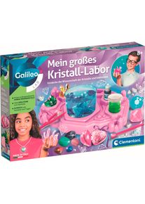 Experimentierkasten Clementoni "Galileo Lab, Mein gro&szlig;es Kristall-Labor", wei&szlig;, neutral, Experimentierk&auml;sten, Kinder, Experimentierkasten
