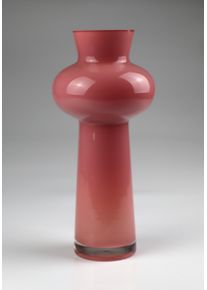 Dekovase AM Design "aus Glas", pink, B:13cm H:33cm, Glas, Vasen, Dekovase, 2er Set, BxH: 13x33 cm