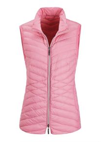 Kurzweste GOLDNER "Taillierte Daunenweste, leicht gef&uuml;ttert", Damen, Gr. 50, rosa (ros&eacute;), Obermaterial: 100% Polyamid PA., Modisch, Westen Kurzweste, Mit taillenformenden Steppmuster