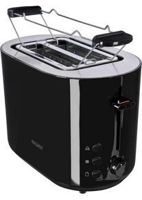 Exquisit Toaster "TA 6103 swi", schwarz, B:27,2cm H:18,9cm T:15,6cm, Toaster, Toaster