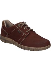 Schn&uuml;rschuh Josef Seibel "Steffi 59, bordo-kombi", Damen, Gr. 42, rot (bordo, kombi), Obermaterial: 100% Rindsleder Leather cow., Schuhe Schn&uuml;rschuh