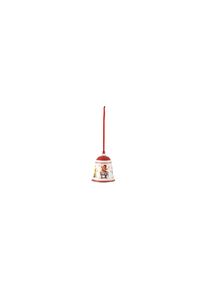 Villeroy & Boch Weihnachtsfigur VILLEROY & BOCH "Glocke My Christmas Tree &oslash; 5,4 cm rot", rot, Dekofiguren, Weihnachtsfigur