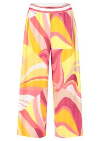 Culotte Betty Barclay "Culotte mit elastischem Bund", Damen, Gr. 40, EURO, rosa (ros&eacute;, gelb), Obermaterial: 94% Polyester PES. 6% Elasthan EL., Hosen Culotte