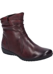 Stiefelette Josef Seibel "Naly 63, amarena", Damen, Gr. 37, rot (amarena), Obermaterial: 100% Rindsleder Leather cow., Schuhe Stiefelette