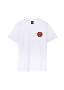 T-Shirt Santa Cruz "CLASSIC DOT CHEST SP26 NEW", Herren, Gr. XL, wei&szlig;, Obermaterial: 100% Baumwolle, Shirts T-Shirt, f&uuml;r sportliche Aktivit&auml;ten und Freizeit, sportlicher Stil