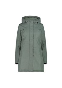 Parka CMP "WOMAN PARKA FIX HOOD", Damen, Gr. 38, grau (mineral), Stoff, Obermaterial: 100% Polyamid. Futter: 100% Polyester. Wattierung: 100% Polyester, Jacken Parka