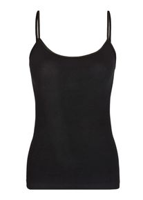 Achseltop Nina von C. "Damen Spaghettitop Pure", Damen, Gr. 38, N-Gr, schwarz, Obermaterial: 52% Viskose CV. 40% Modal CMD. 8% Elasthan EL., Unterhemden Achseltop