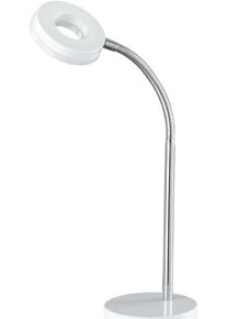 REALITY LEUCHTEN LED Tischleuchte "Rennes", wei&szlig;, 1, H: 40cm, 1 Stk., Leuchten, Schreibtischlampe, verstellbarer Flexarm, wei&szlig;, warmwei&szlig;, 3000 Kelvin, LED Tischleuchte