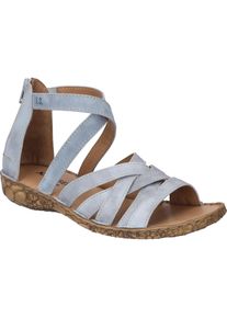Sandale Josef Seibel "Rosalie 53, skyblue", Damen, Gr. 42, blau (skyblau), Obermaterial: 100% Rindsleder Leather cow., Schuhe Sandale