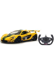 RC-Auto Jamara "McLaren P1 GTR", gelb, Fernlenkfahrzeuge, KinderB:34cm H:9cm T:14cm, Kunststoff, RC-Auto, mit LED Beleuchtung, B:34cm H:9cm T:14cm