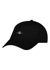 Snapback Cap GANT "Cap Shield Cotton Twill Cap", Herren, schwarz, Obermaterial: 100% Baumwolle CO., Caps Snapback Cap