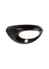 LED Au&szlig;en-Wandleuchte Paulmann "Solar Sorova IP44 230x125mm 3000K 3,5W 220lm Anthrazit Kunststoff", grau (anthrazit), B:23cm H:10cm T:12,5cm, Leuchten, LED Au&szlig;en-Wandleuchte, Bewegungsmelder