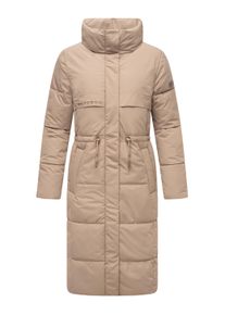 Wintermantel Navahoo "Steppmantel Der Wahnsinn 14", Damen, Gr. M, braun (taupe grau), Obermaterial: 100% Polyester Pol. recyc.. Obermaterial: Futter: 100% Polyester PES. 100% Polyester Pol. recyc.., M&auml;ntel Wintermantel