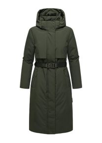 Wintermantel Navahoo "Wintermantel Waldbummler 14", Damen, Gr. L, gr&uuml;n (schwarz olive), Obermaterial: 100% Polyester PES. Obermaterial: Futter: 100% Polyester PES. 100% Polyester PES., M&auml;ntel Wintermantel