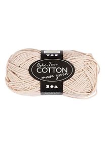 Creativ Company Cotton yarn Size 8/8 L: 80-85 M Sand color - 50gr.