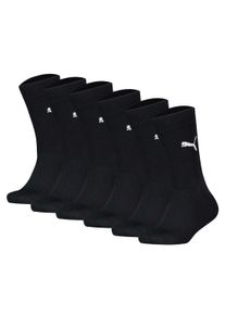 Kurzsocken Puma "Socken Easy Rider 6P 6er Pack", M&auml;dchen, Gr. 35-38, schwarz, Obermaterial: 70% Baumwolle CO. 15% Polyester PES. 13% Polyamid PA. 2% Elasthan EL., Socken Kurzsocken