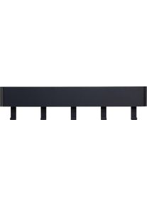 Garderobenhalter SPINDER DESIGN "Dax Play", schwarz, B:52cm H:12cm T:7,5cm, Metall, Garderobenhalter, Garderobenhalter, Metall, Breite 52 cm