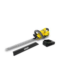 K&auml;rcher Akku-Heckenschere K&Auml;RCHER "HGE 18-50 BATTERY SET", gelb, Gartenscheren-Maschinen, Akku-Heckenschere, inkl. Akku und Ladeger&auml;t