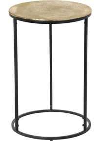Beistelltisch Mirrors and More "PATTY", gold (goldfarben 2), H:61cm, Tische, Beistelltisch
