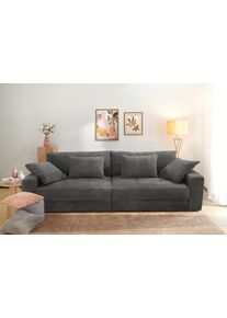 Jockenh&ouml;fer Big-Sofa JOCKENH&Ouml;FER GRUPPE "Space XL, B: 284 cm", grau (grau 426, 09), B:284cm T:113cm, Korpus: 100% Polyester;Kissen: 100% Polyester, Sofas, Big-Sofa, Mega-Sofa mit Bettkasten & 4 Zierkissen