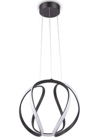 Paco Home Pendelleuchte "ERIK", schwarz (schwarz, wei&szlig;), &Oslash; 53cm H: 41cm, Leuchten, Pendelleuchte