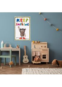 Leinwandbild LUCKYLINDE "Die kleine Maus", bunt (farbe bild(er): bunt), B:40cm H:60cm T:2cm, Canvas, Holzrahmen, Bilder, Leinwandbild, Exklusive JANOSCH Kindermotive